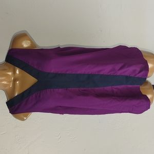 Color block sleeveless blouse